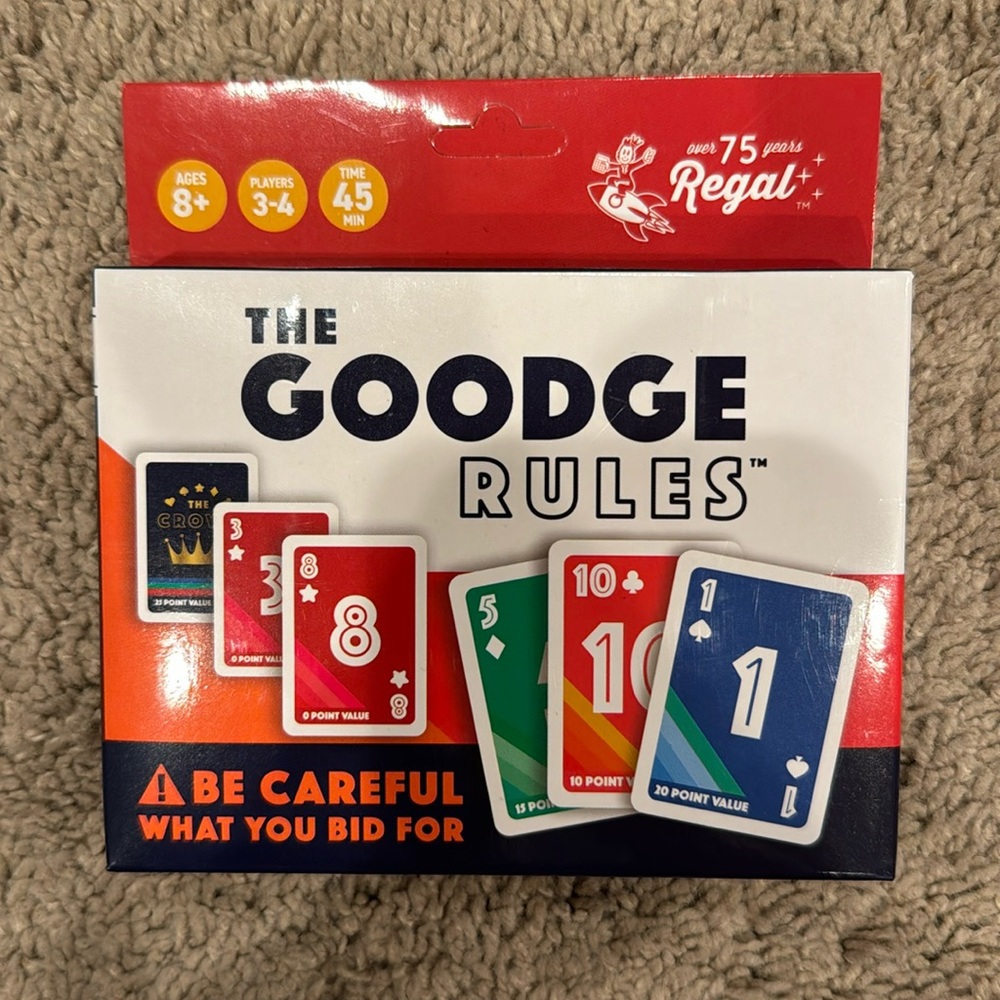 New! The Goodge Rules - Game